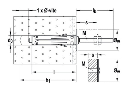 FISCHER  TASSELLI IN ACCIAIO CON VITE TSC SBS 9/ 4 K BLISTER PZ4