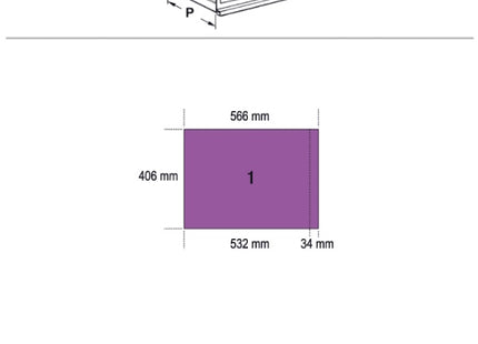BETA C45PRO W/ ARREDO PRO W-3MT 2 MODULI+ARMADIO+CASSETTIERA GRIGIO