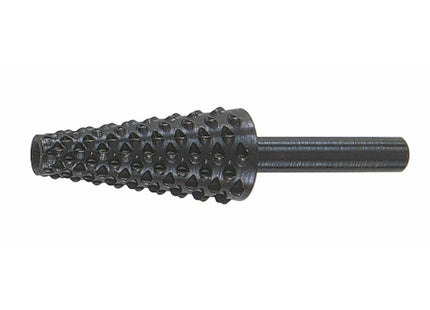 KRINO RASPA CONICA D.MM 6-15 PER LEGNO E METALLO CON GAMBO CILINDRICO