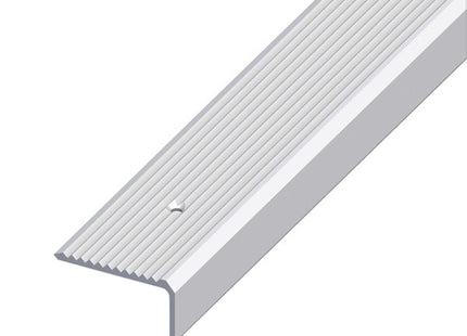 ALFER PROFILO PER SCALE ALLUMINIO ANODIZZATO ARGENTO MM41X23 MT2