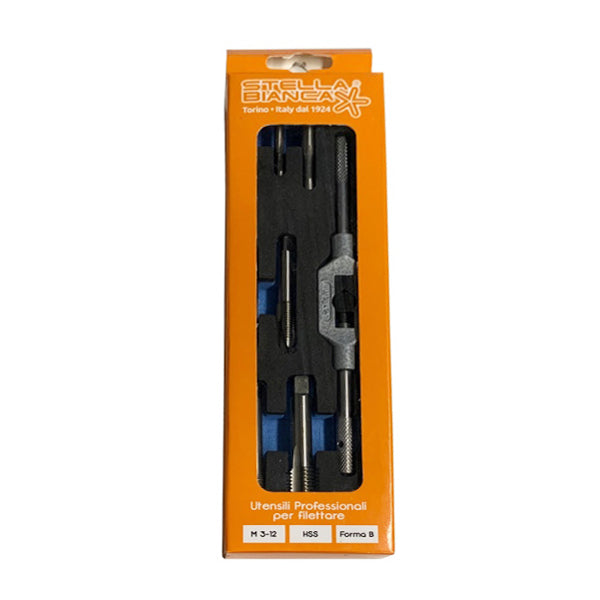 STELLA BIANCA KIT MASCHI HSS M3-M12 CON GIRAMASCHI