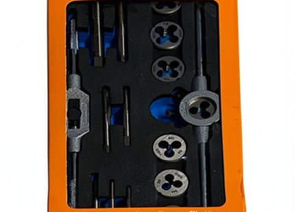 STELLA BIANCA KIT MASCHI E FILIERE HSS M3-M12 + GIRAMASCHI/PORTAFILIERE