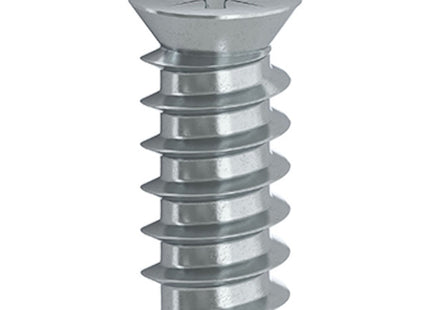 AMBROVIT VITE EURO A TESTA SVASATA PIANA PZ2 ZINCATA BIANCA D.MM6,3X11