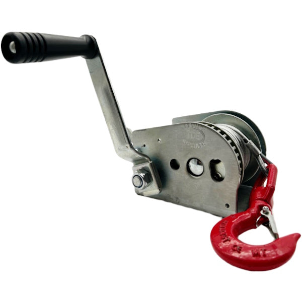 TRACTEL ARGANO MANUALE ART.3N1 PORTATA KG 470 CON FUNE DA MT13 E GANCIO