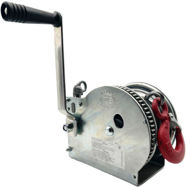 TRACTEL ARGANO MANUALE ART.7N1 PORTATA KG 720 CON FUNE DA MT20 E GANCIO