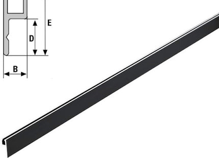 SIT GUAINA SUPPORTO IN ALLUMINIO PER STRIP MM2500 ART.1263 G-ALL-5 NERO