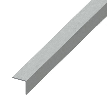 ALFER ANGOLARE LATI UGUALI ALLUMINIO ANODIZZATO EFFETTO INOX MT.2,5