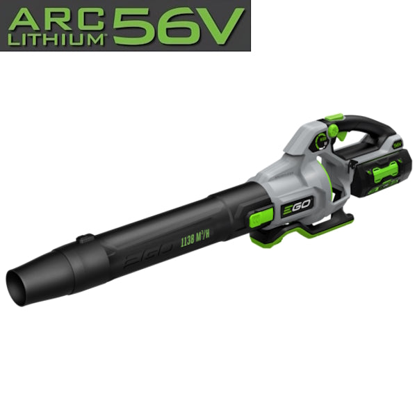 EGO KIT SOFFIATORE LB6704E+ BATTERIA 56V 5,0AH + CARICABATTERIE RAPIDO