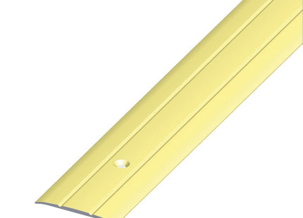 ALFER PROFILO DI RACCORDO ALLUMINIO ANODIZZATO OTTONE MM37X2,5 MT2