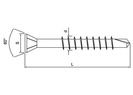 FRIULSIDER VITE AUTOPERFORANTE VTR TX BRONZATA