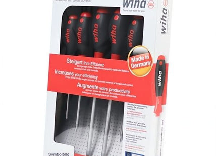 WIHA SERIE DI 6 GIRAVITI A TAGLIO E A CROCE MOD. SOFTFINISH