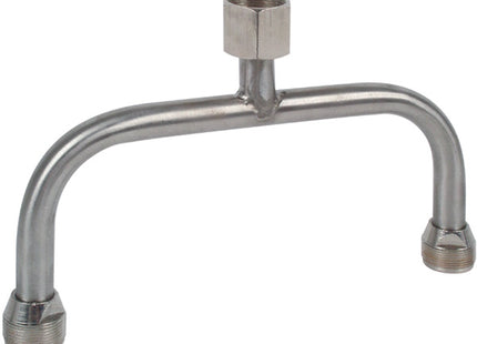 MUJELLI ASTA PER 2 BRUCIATORI PER GAS PROPANO ATTACCO M20X1