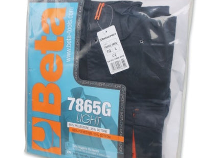 BETA  7865G TUTA DA LAVORO EASY TWILL COLORE GRIGIO