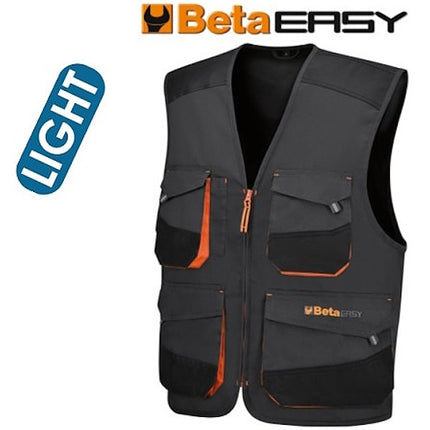 BETA  7867G GILET DA LAVORO LEGGERO COLORE GRIGIO