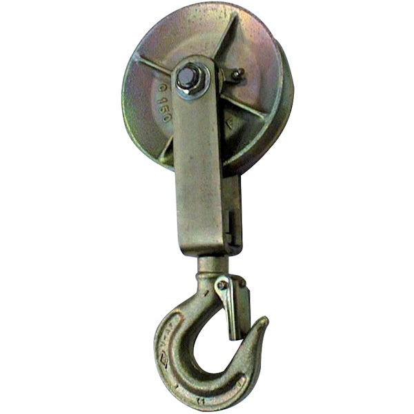 TRACTEL CARRUCOLA ART. E110S RUOTE GHISA PORTATA KG320 PER FUNE D.MM4/5