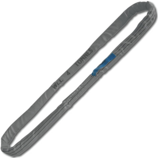ROBUR FASCIA TONDA SOLLEVAMENTO ART.8177 WLL KG4000 GRIGIO MT4,0X65MM