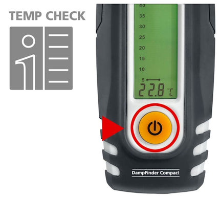 LASERLINER IGROMETRO MISURATORE DI UMIDITA' MATERIALI DAMPFINDER COMPACT