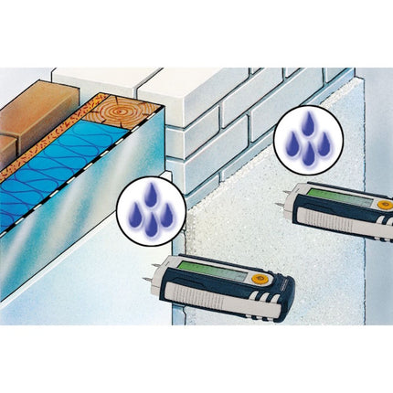 LASERLINER IGROMETRO MISURATORE DI UMIDITA' MATERIALI DAMPFINDER COMPACT
