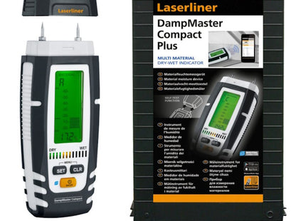 LASERLINER IGROMETRO MISURATORE DI UMIDITA' DAMPMASTER COMPACT PLUS