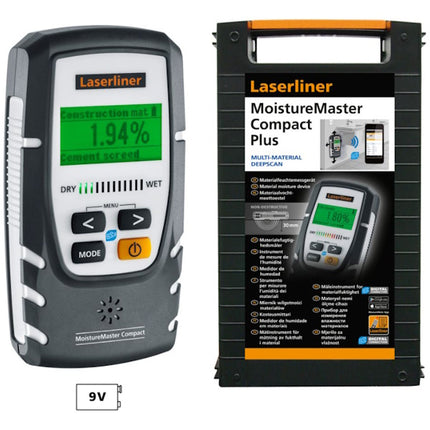 LASERLINER IGROMETRO MISURATORE DI UMIDITA' MOISTURE MASTER COMPACT PLUS