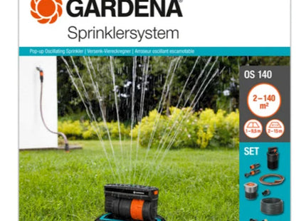 GARDENA 08221 SET COMPLETO PER IRRIGARE SUPERFICI QUADRATE/RETTANGOLARI