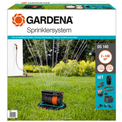 GARDENA 08221 SET COMPLETO PER IRRIGARE SUPERFICI QUADRATE/RETTANGOLARI