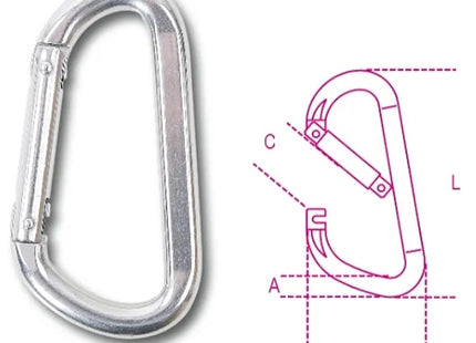 ROBUR INOX AISI 316 MOSCHETTONI TRAPEZOIDALI MM8X80 WFL KG75 ART.8278