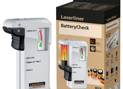 LASERLINER TESTER PER BATTERIE BATTERYCHECK DA 1,5 A 9V