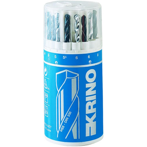 KRINO SERIE PUNTE HSS D.MM1-10+PUNTE DA MURO D.MM4-10 BOX PZ19