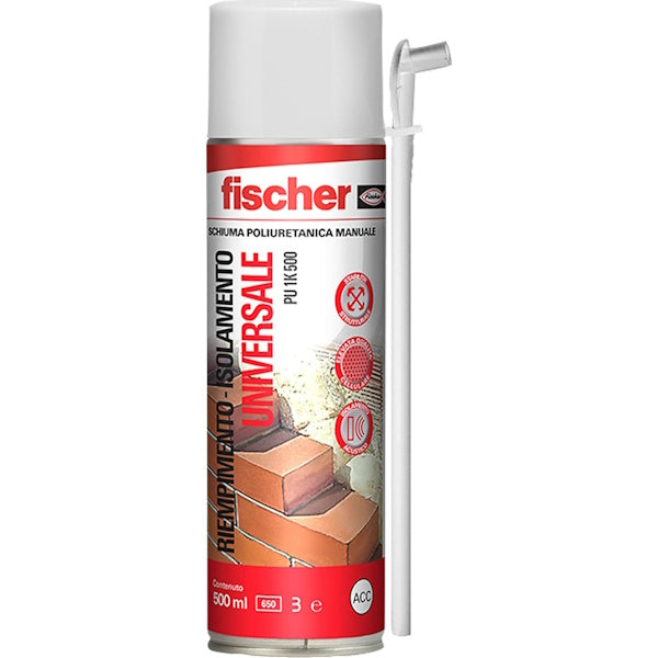 FISCHER SCHIUMA POLIURETANICA UNIVERSALE MANUALE PU 1K