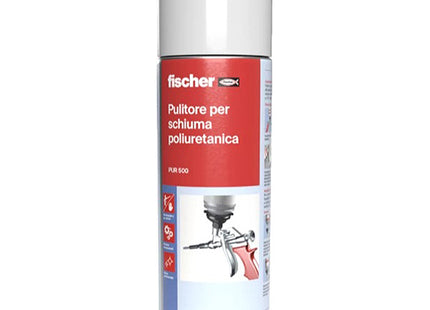 FISCHER PULITORE PER SCHIUMA POLIURETANICA E PISTOLA PUR 500 ML500
