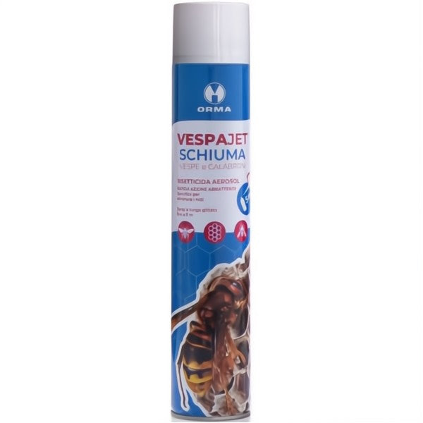 ORMA VESPAJET SCHIUMA INSETTICIDA SPRAY A LUNGA GITTATA BOMBOLA ML750