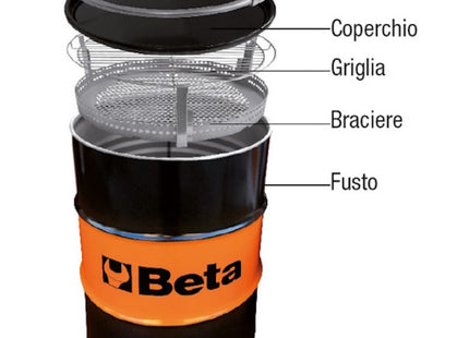 BETA  9565BBQ BARBECUE IN LAMIERA D.CM59X88H