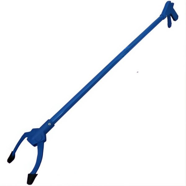 PINZA RIFIUTI ALLUMINIO ANODIZZATO BLU CM. 100