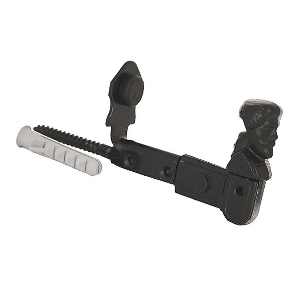 SODIFER FERMAPERSIANE FISSO MOD. OMETTO MM60 NERO BLISTER DA PZ2*
