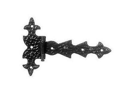 E.CASIRAGHI CERNIERA IN FERRO BATTUTO FINITURA NERO SFUMATO CONF.PZ 2