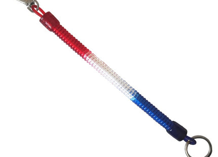 SILCA PORTACHIAVI A MOSCHETTONE CON CAVO A MOLLA ALLUNGABILE E ANELLO