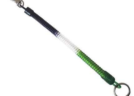 SILCA PORTACHIAVI A MOSCHETTONE CON CAVO A MOLLA ALLUNGABILE E ANELLO