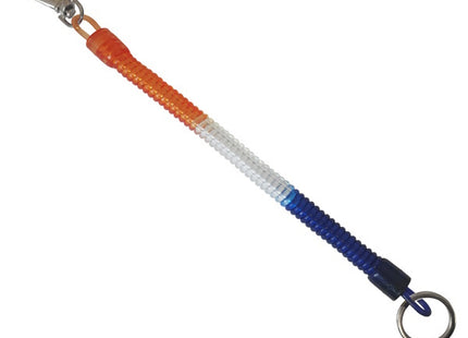 SILCA PORTACHIAVI A MOSCHETTONE CON CAVO A MOLLA ALLUNGABILE E ANELLO