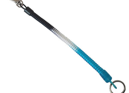 SILCA PORTACHIAVI A MOSCHETTONE CON CAVO A MOLLA ALLUNGABILE E ANELLO