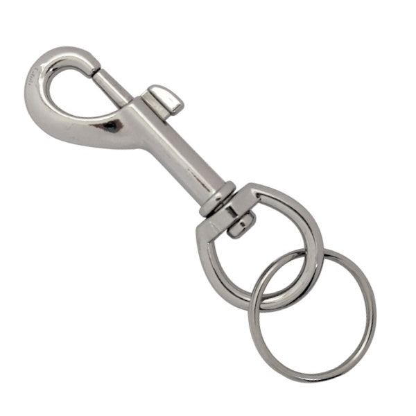 SILCA PORTACHIAVI A MOSCHETTONE GRANDE CON ANELLO