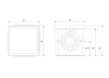 AIRGAMA POZZETTO DI ISPEZIONE IN PP CON COPERCHIO PEDONABILE