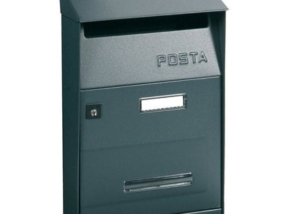 ALUBOX CASSETTA POSTALE MOD. EFFE COLORE GRIGIO