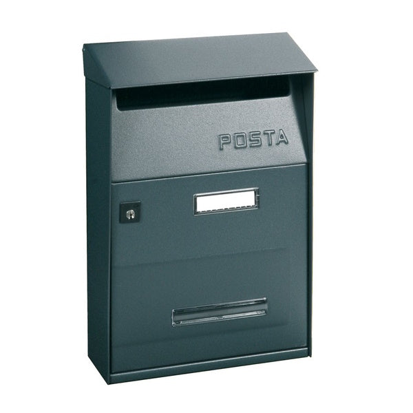 ALUBOX CASSETTA POSTALE MOD. EFFE COLORE GRIGIO