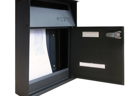 ALUBOX CASSETTA POSTALE MOD. EFFE COLORE GRIGIO