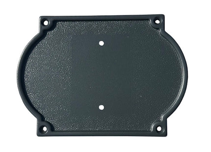 ALUBOX TARGA IN OTTONE PORTA NUMERI CIVICI DA 1 NUMERO GRIGIA MM170X120