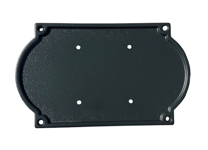 ALUBOX TARGA IN OTTONE PORTA NUMERI CIVICI DA 2 NUMERI GRIGIA MM200X120