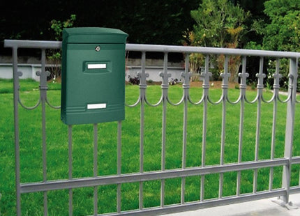 ALUBOX CASSETTA POSTALE MOD. IBIZA COLORE VERDE