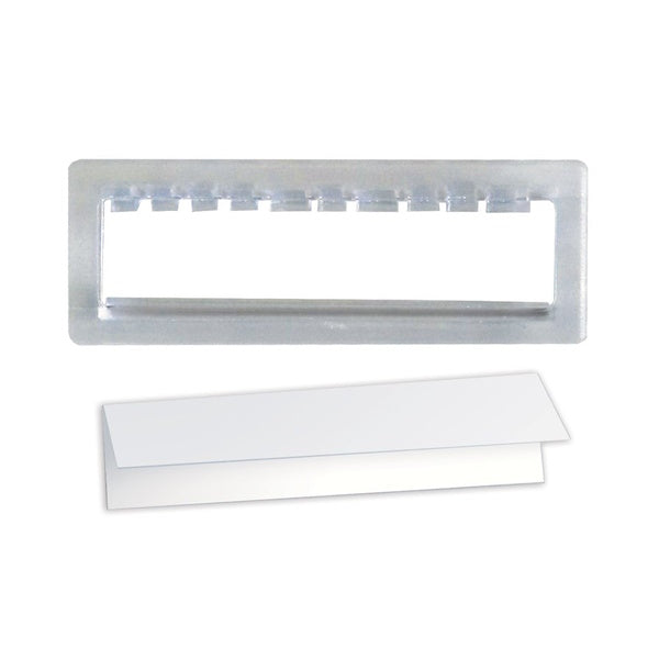 ALUBOX PORTANOME UNIVERSALE COMPLETO CON CARTELLINO