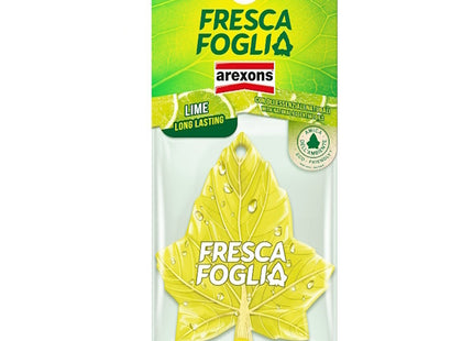 AREXONS PROFUMATORE PER AUTO FRESCA FOGLIA FRAGRANZA LIME